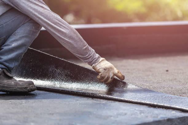 Professional Waterproofing technician working in Lambertville, NJ